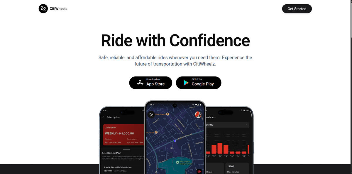 Image of CitiWheels - ride hailing